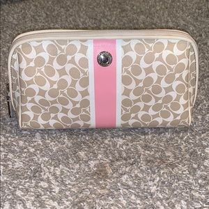 Coach cosmetic bag